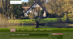 Desktop Screenshot of landhaus-tonmuehle.de